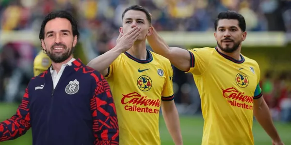 DT de Chivas y jugadores del Club América / Foto: MEXSPORT