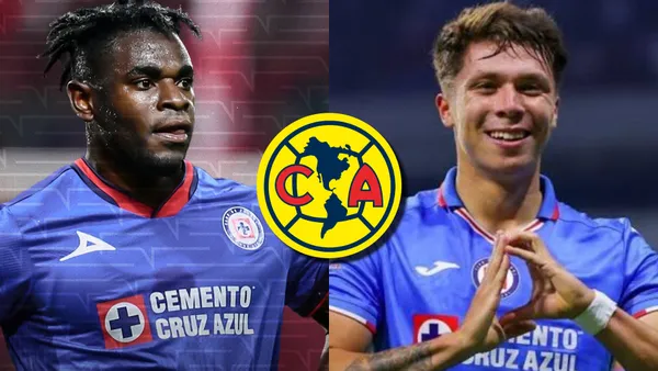 Duvan Zapata y Rodrigo Huescas.