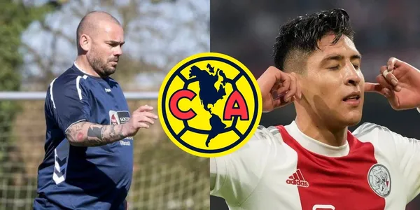 Edson Álvarez callo las críticas del futbolista Sneijder que no deja al Machín
