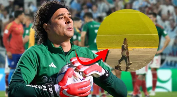 El arquero de la Serie A no quiso abandonar a sus compañeros en pleno partido.