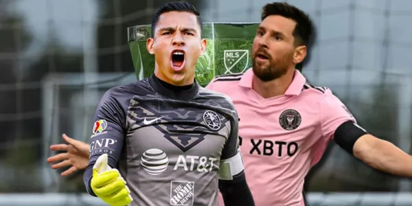 El arquero de las Águilas dijo que “sería lindo” jugar una final contra Messi.