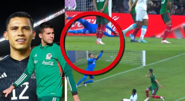 El arquero de las Águilas ya tuvo varias grandes atajadas con México.