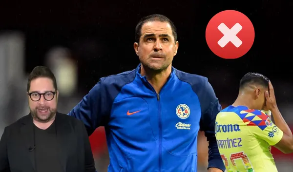 El brasileño entrenador del América tiene que hacer algo para sacar a flore el barco Águila.