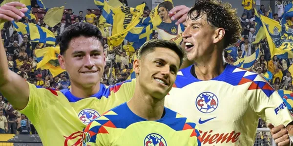 El central mexicano se acercó con la afición americanista después de conseguir la victoria.