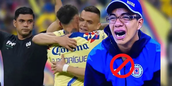 El conjunto azulcrema se llevó la victoria por tres goles a uno y así celebró.