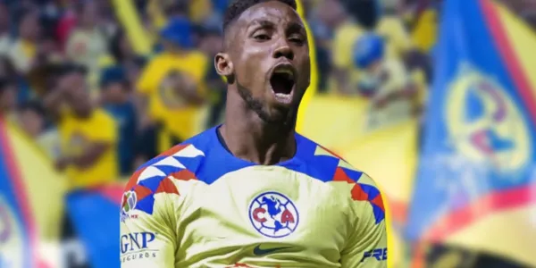 El delantero americanista anotó un golazo para abrir el marcador.