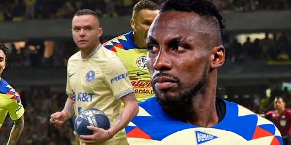 El delantero americanista casi naturalizado mexicano parece no le cayó bien que el uruguayo cobrara el penal.