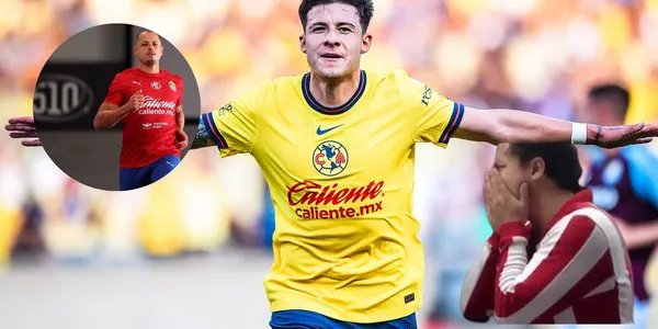El delantero del América dejó en ridículo al atacante de Chivas