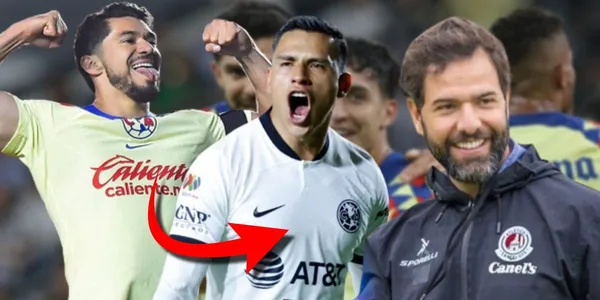 El delantero del Club América reconoció el gran partido que hizo su compañero.