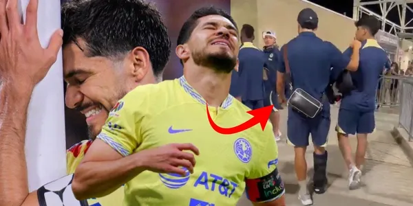 El delantero salió lesionado justo en el momento del calentamiento del Ave.