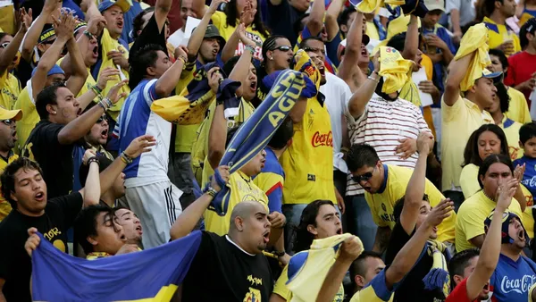 El enojo de los aficionados del América.