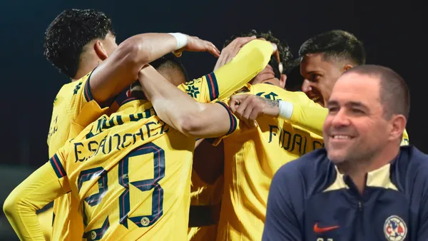 El equipo tras el triunfo - Foto: X (@ClubAmerica)