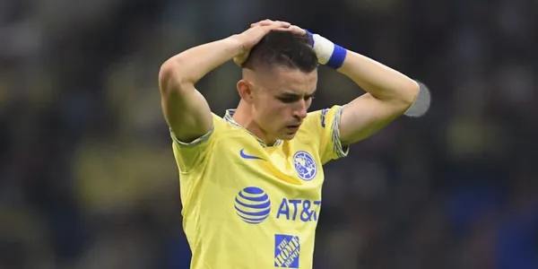 El español se terminó lastimado en los minutos finales del partido entre América y Pachuca.