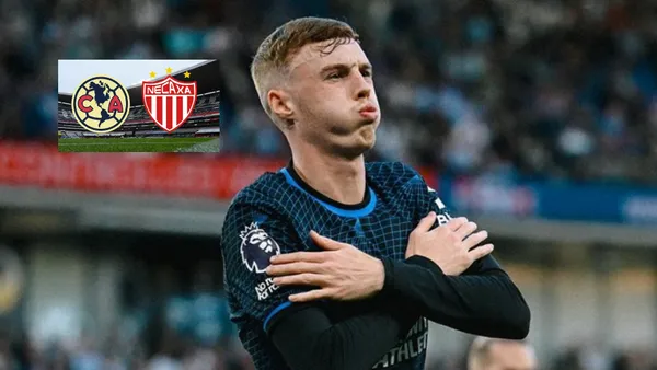 el festejo de Cole Palmer - Foto: X (@ChelseaFC)