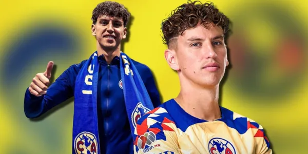 El futbolista chileno arribó esta mañana a la capital para reportarse con las Águilas.