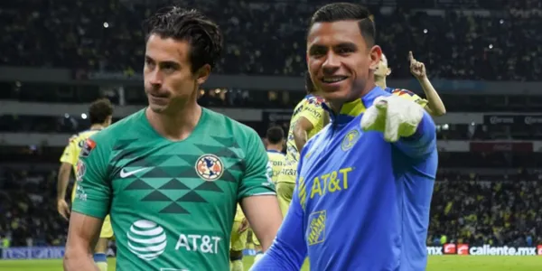 El guardameta regresó a la titularidad con América para este partido y Luis Ángel tuvo una agradable reacción.