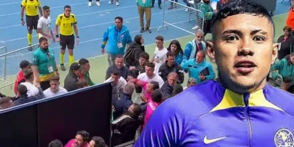 El jugador del América fue uno de los que se vio más agresivos de la Selección Mexicana Sub-23