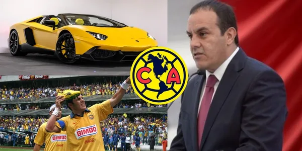 El mejor 10 de los últimos tiempos del América llegaba el Lamborghini y ahora lo que gana Cuauhtémoc Blanco en la política