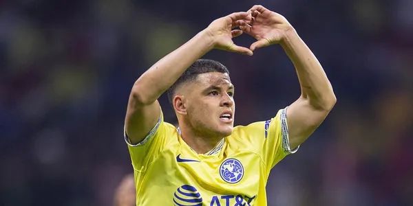 El paraguayo marcó un verdadero golazo y se olvidó del codazo recibido.