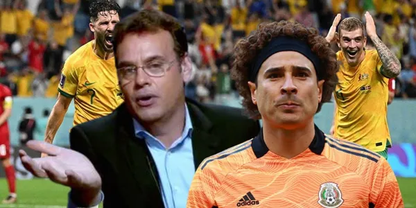 El periodista sorprendió a todos con su mensaje después del tanto de los australianos.