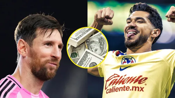 El salario de Henry Martin comparado con el de Messi
