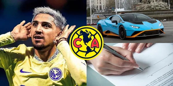 El super auto de Diego Valdés con su nuevo contrato en América