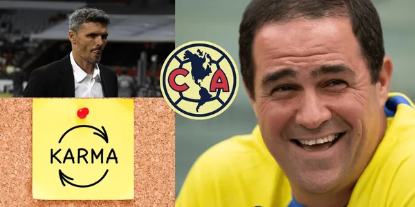 El técnico brasileño hizo un ‘caño’ a un futbolista del América.