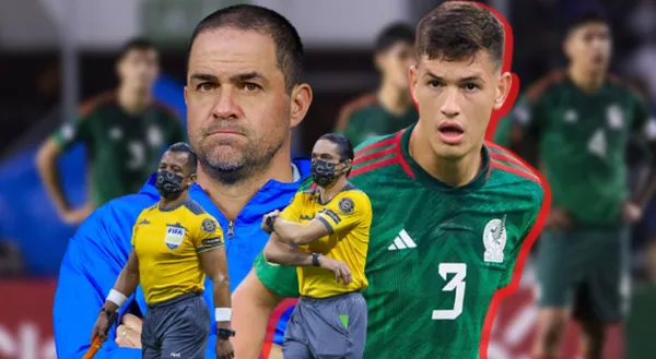 El zaguero central mexicano agredió a uno de los colegiados en pleno partido.