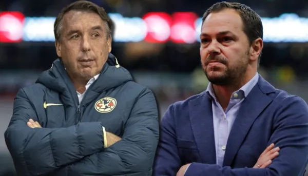 Emilio Azcárraga dueño del América y Santiago Baños, presidente del equipo