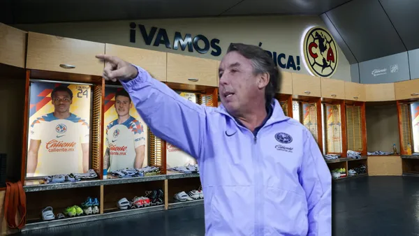 Emilio Azcárraga en vestidor del América