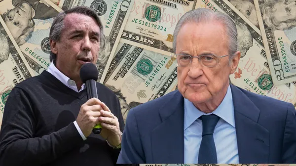 Emilio Azcárraga y Florentino Pérez (Foto tomada de: MexSport/Fichajes/Forbes)