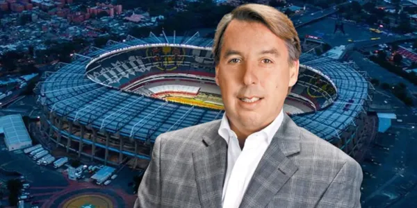 Estadio Azteca y Emilio Azcárraga / Foto: Milenio