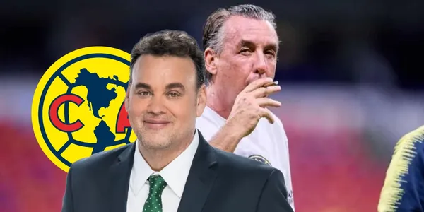 Faitelson y Azcárraga con el América/FOTO: Mexsport