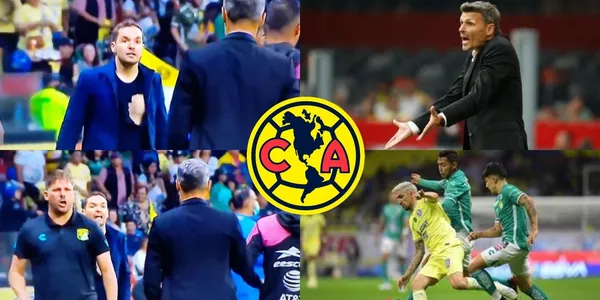 Fernando Ortiz y Larcamón llegaron a las manos en el América contra León