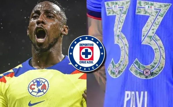 Festejando un gol contra Cruz Azul.