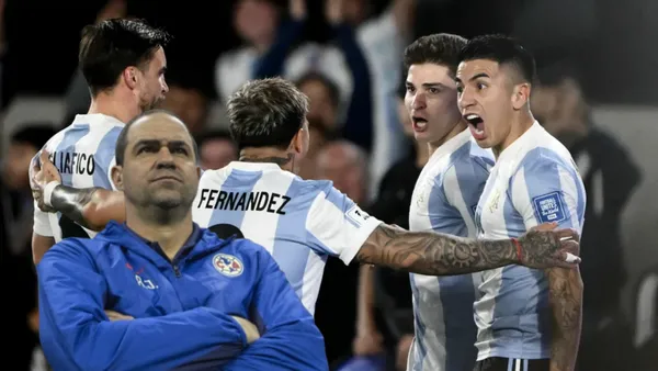 Festejo de Argentina - Foto: X