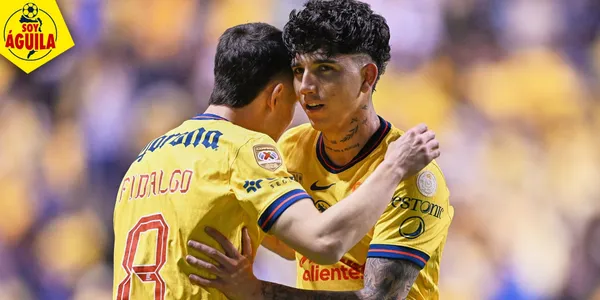 Festejo de Kevin Álvarez con Álvaro Fidalgo (Fuente: MEXSPORT)