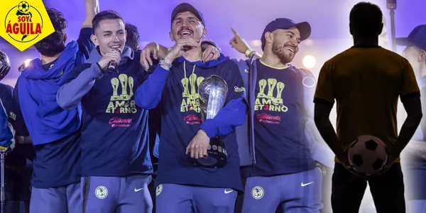 Festejo del tricampeonato del América (Fuente: MEXSPORT)