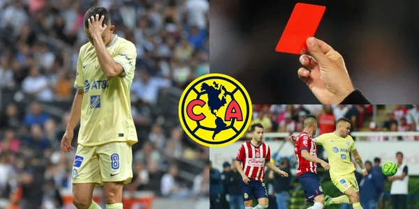 Fidalgo sale expulsado y deja al América con 10 para sufrir en las semifinales