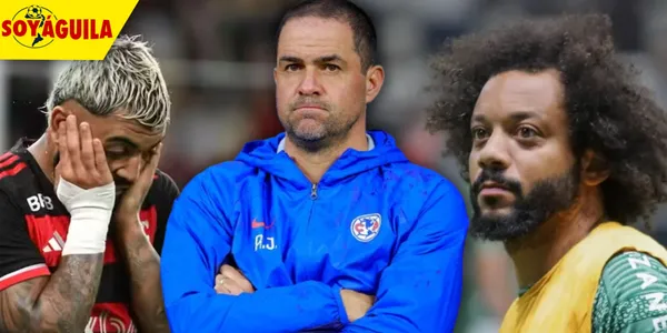 Gabigol, Jardine y Marcelo (Fuente: MEXSPORT)