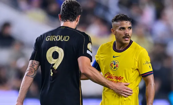 Giroud en el juego ante el América (Fuente: Mexsports)