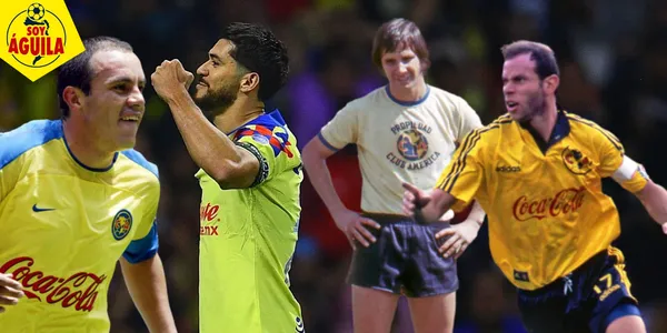 Goleadores en el América (Fuente: MEXSPORT)