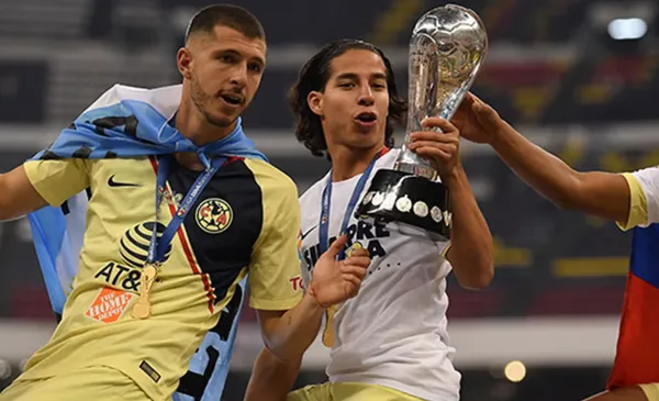 Guido celebra título con el club América en el 2018 (Fuente: Mexsports)