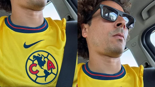 Guillermo Ochoa con camiseta del América