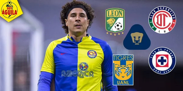 Guillermo Ochoca en el América (Fuente: MEXSPORT)