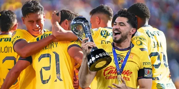Henry con la copa y jugadores de América/FOTO: Mexsport