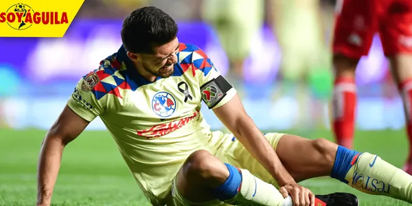 Henry Martín lesionado en el América (Fuente: MEXSPORT)