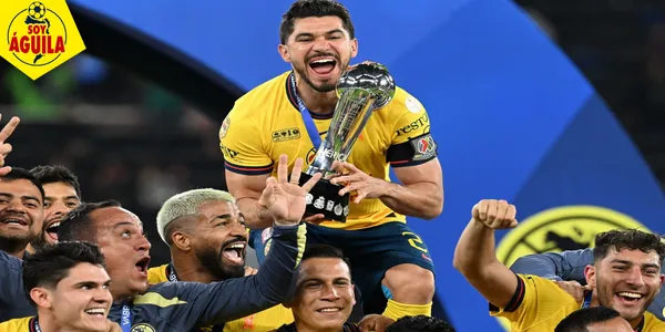Henry Martín levantando el trofeo de la Liga MX (Fuente: MEXSPORT)