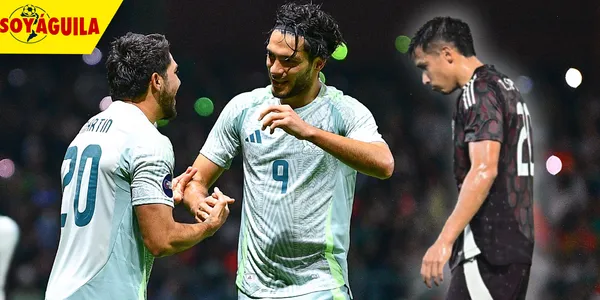 Henry Martín, Raúl Jiménez y Ángel Sepúlveda en la Selección Mexicana (Fuente: MEXSPORT)
