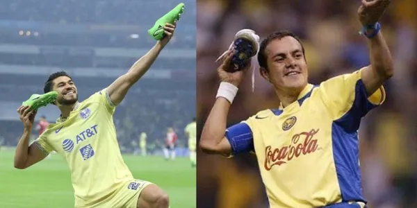 Henry Martin y Cuauhtémoc Blanco festejando goles / Foto: MEXSPORT